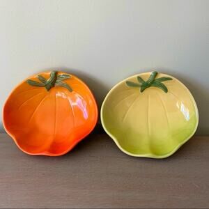 Williams Sonoma heirloom tomato dipping bowls Set of 2 charcuterie